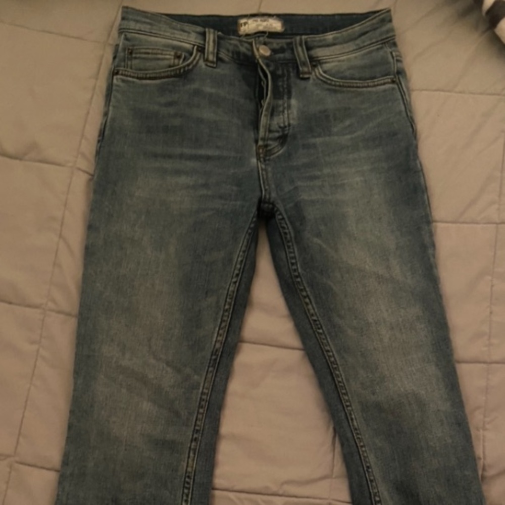 Free People ankle crop jeans